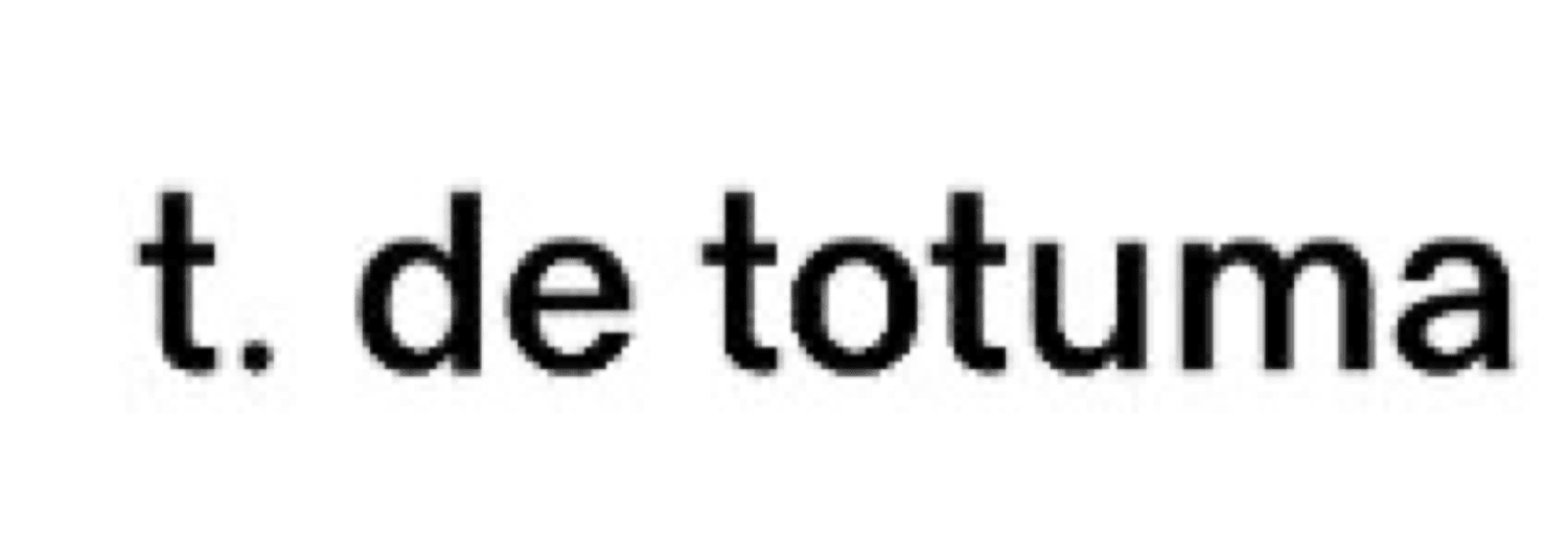 t. de totuma