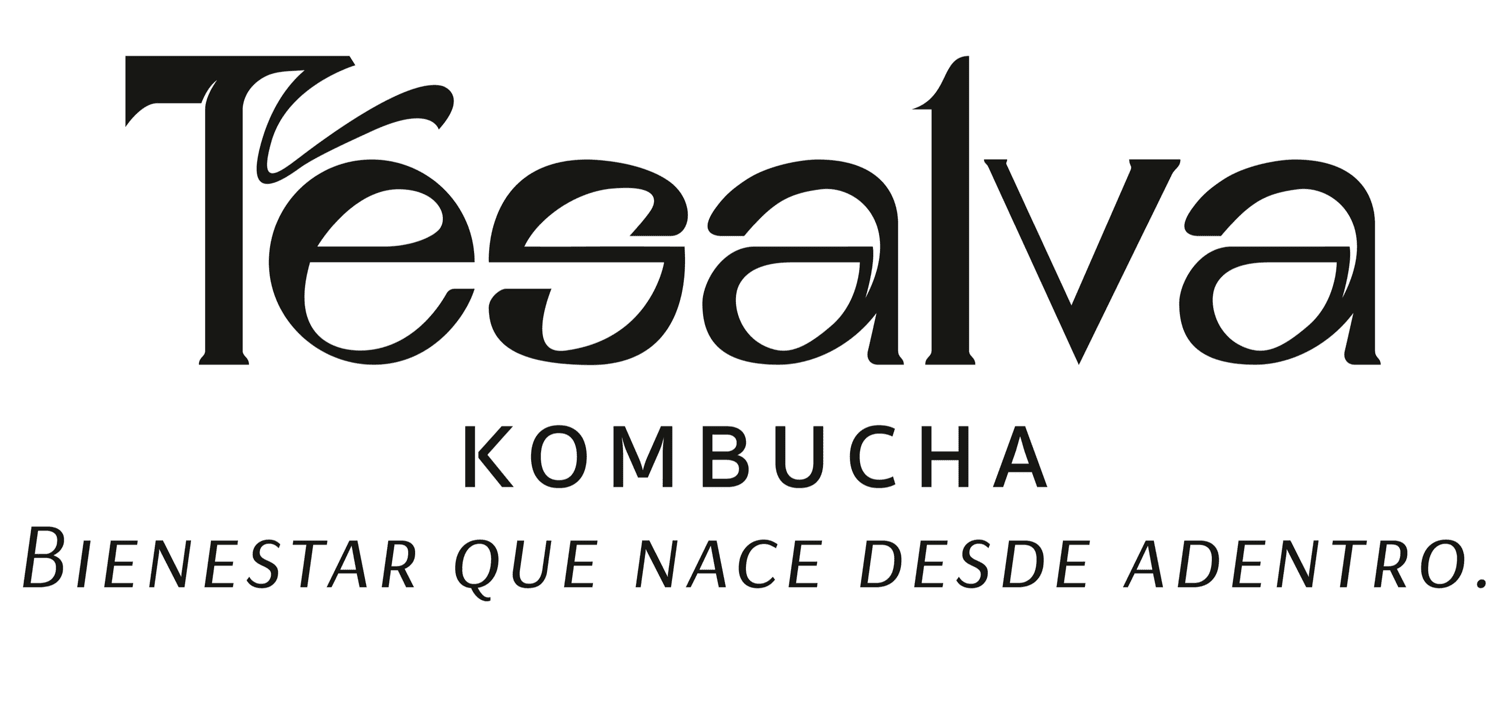 Tésalva KOMBUCHA BIENESTAR QUE NACE DESDE ADENTRO.