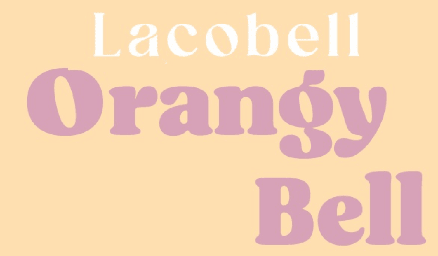Lacobell Orangy Bell