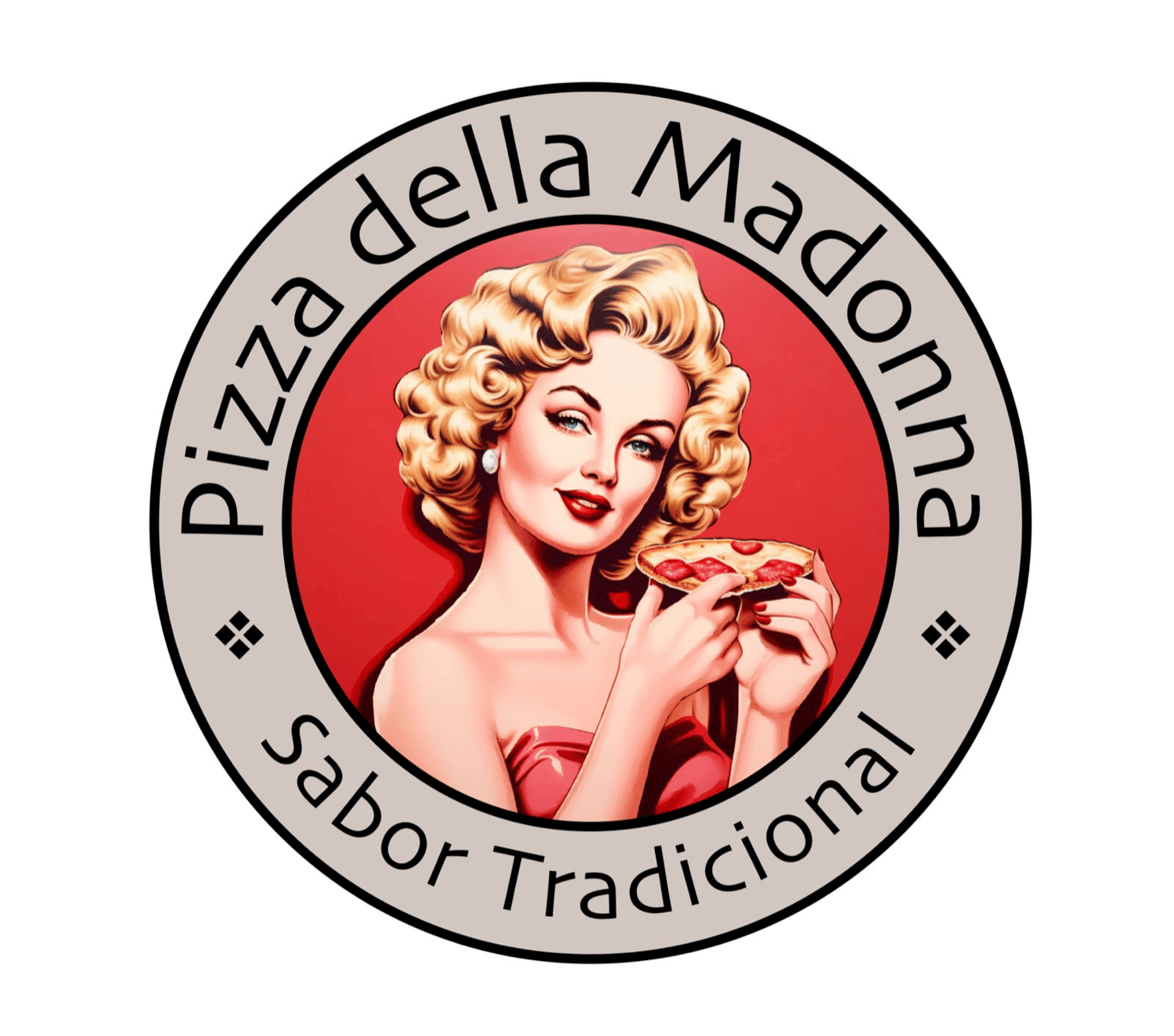 Pizza della Madonna sabor tradicional