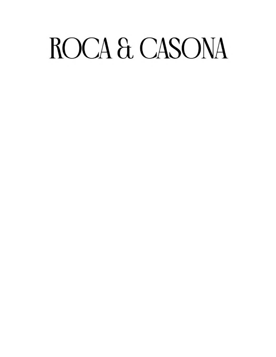 ROCA & CASONA