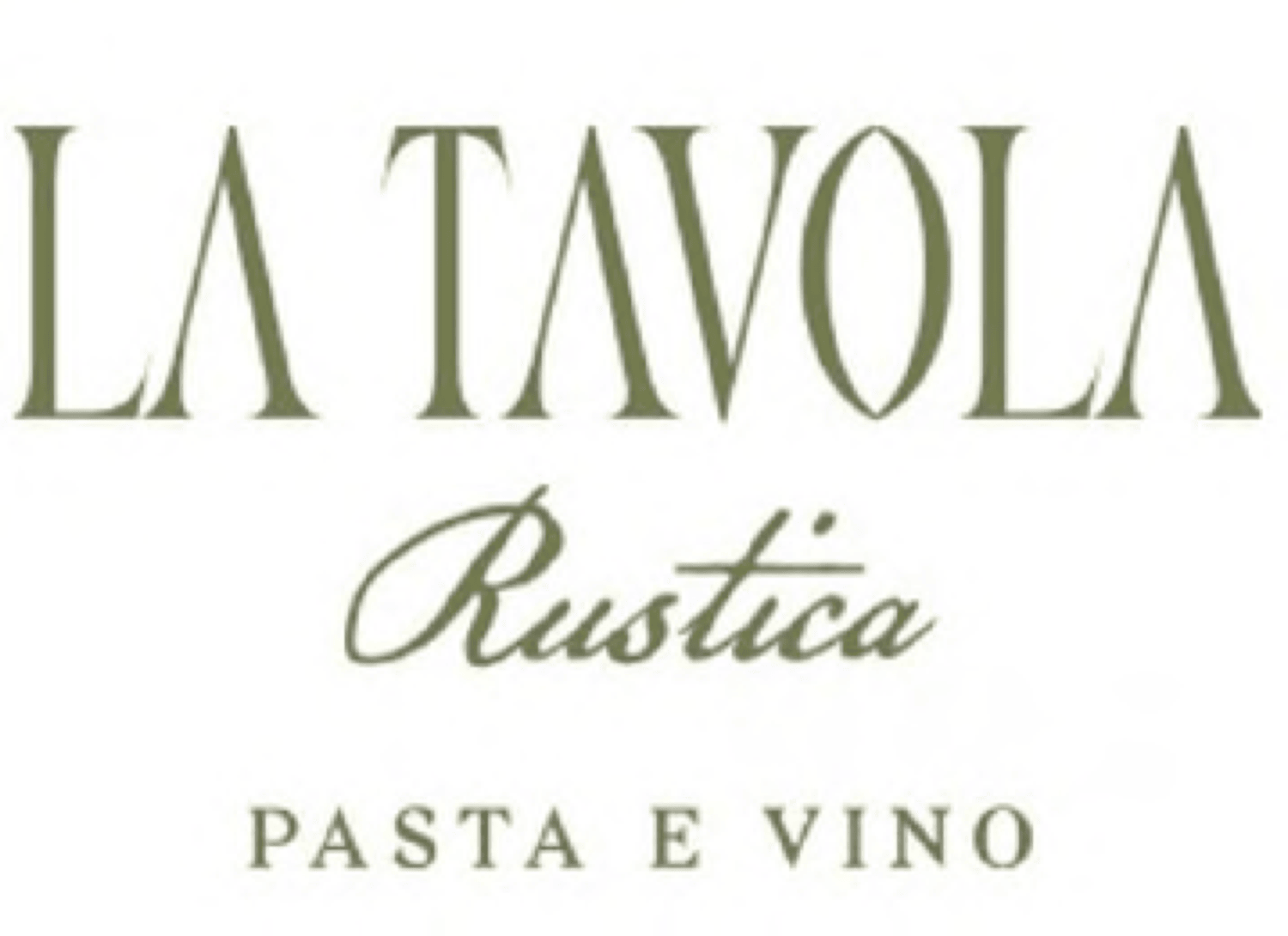 LA TAVOLA Rustica PASTA E VINO