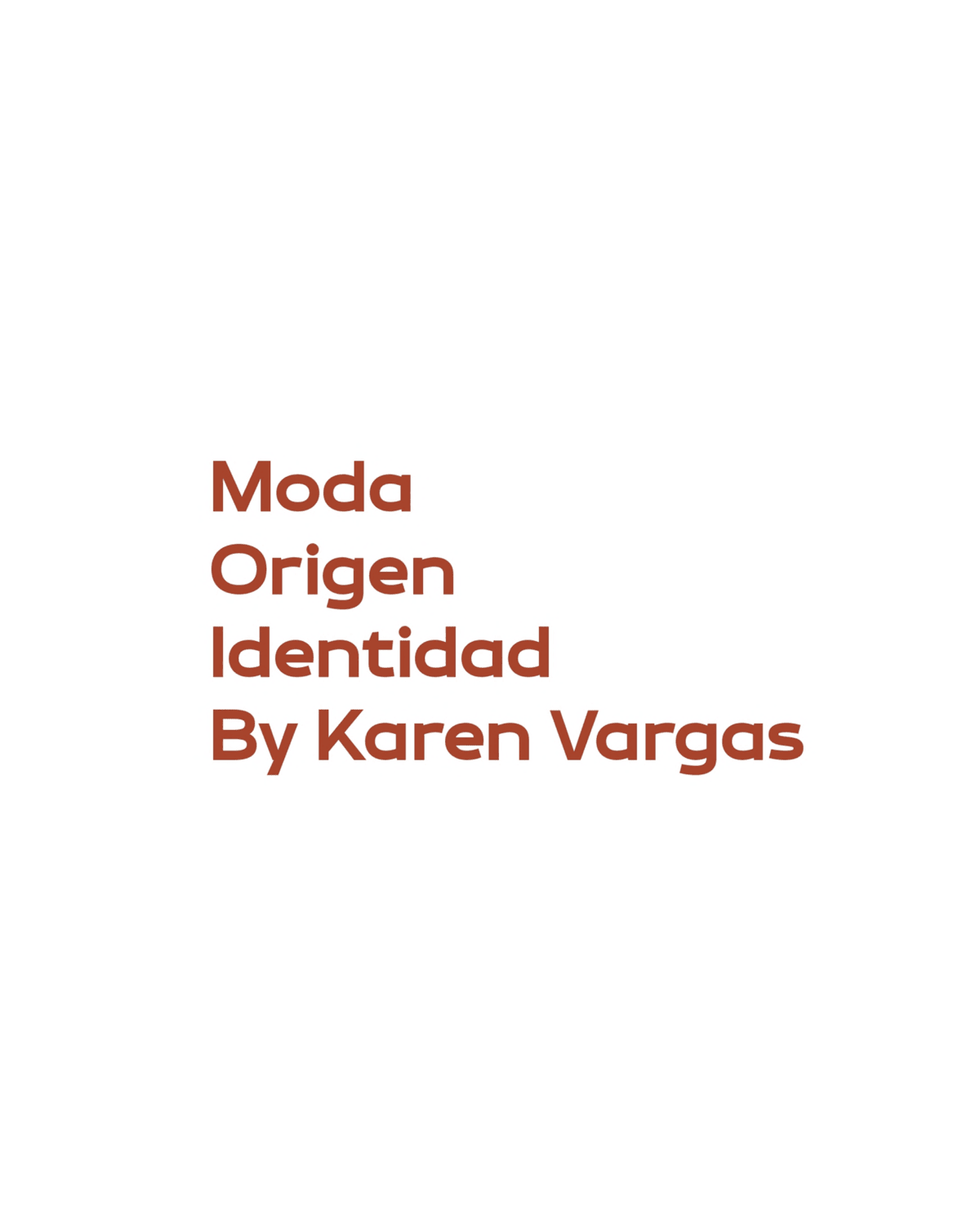 Moda Origen Identidad By Karen Vargas