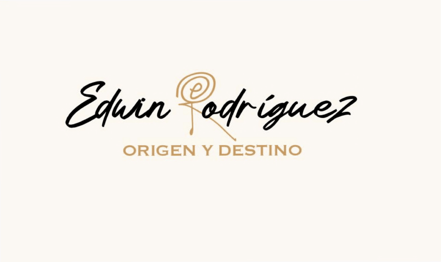 Edwin Rodríguez Origen y Destino