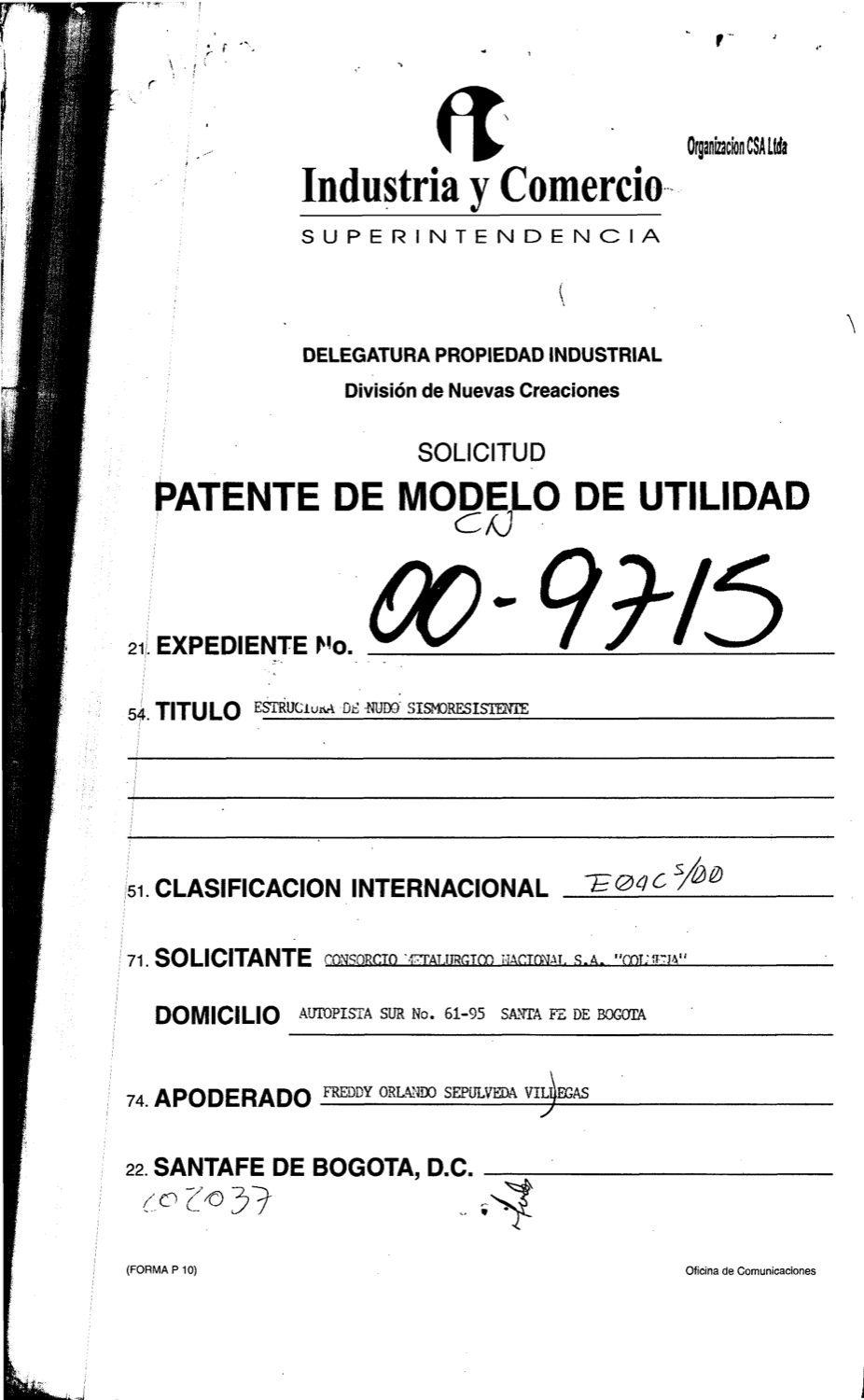 ESTRUCTURA DE NUDO SISMORESISTENTE