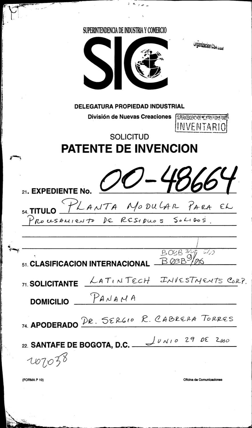 PLANTA MODULAR PARA EL PROCESAMIENTO DE RESIDUOS SOLIDOS