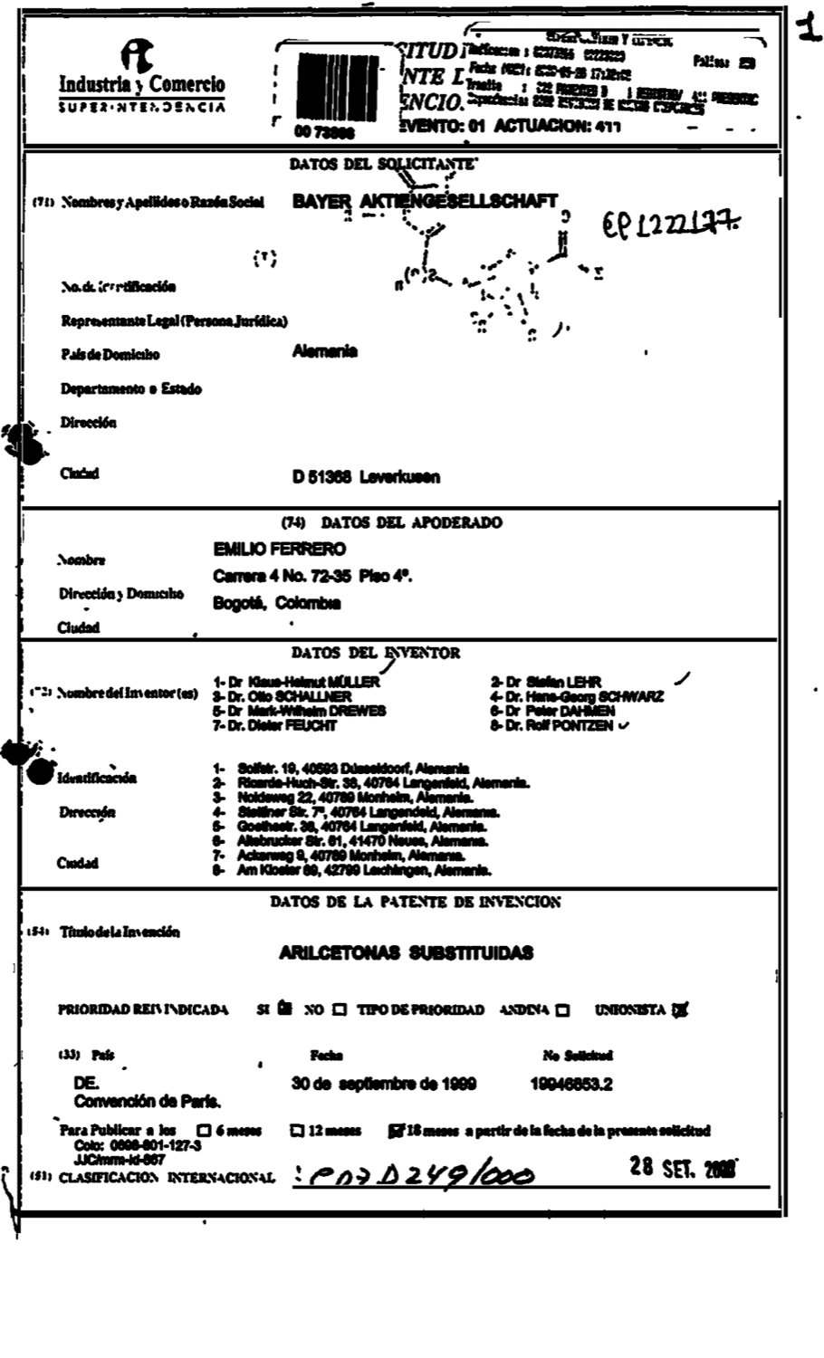 ARILCETONAS SUBSTITUIDAS