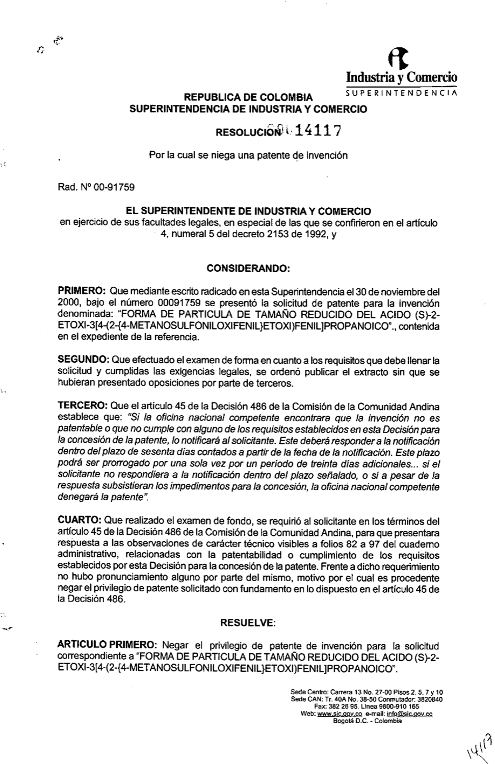 FORMA TRITURADA