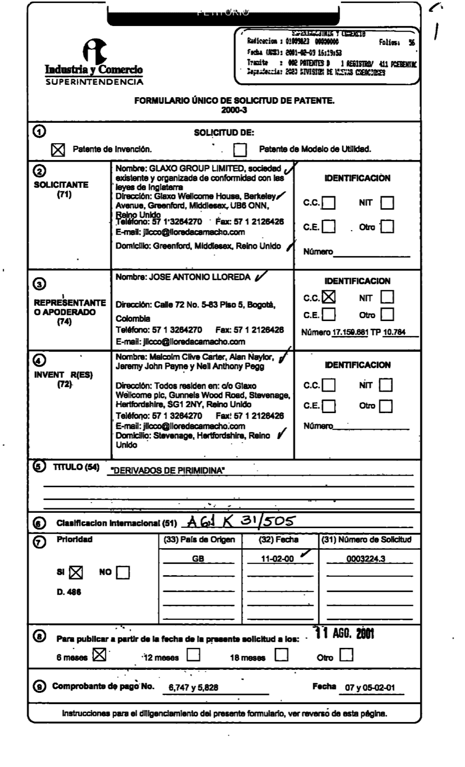 DERIVADOS DE PIRIMIDINA