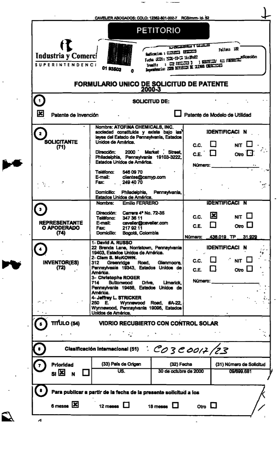 VIDRIO RECUBIERTO CON CONTROL SOLAR