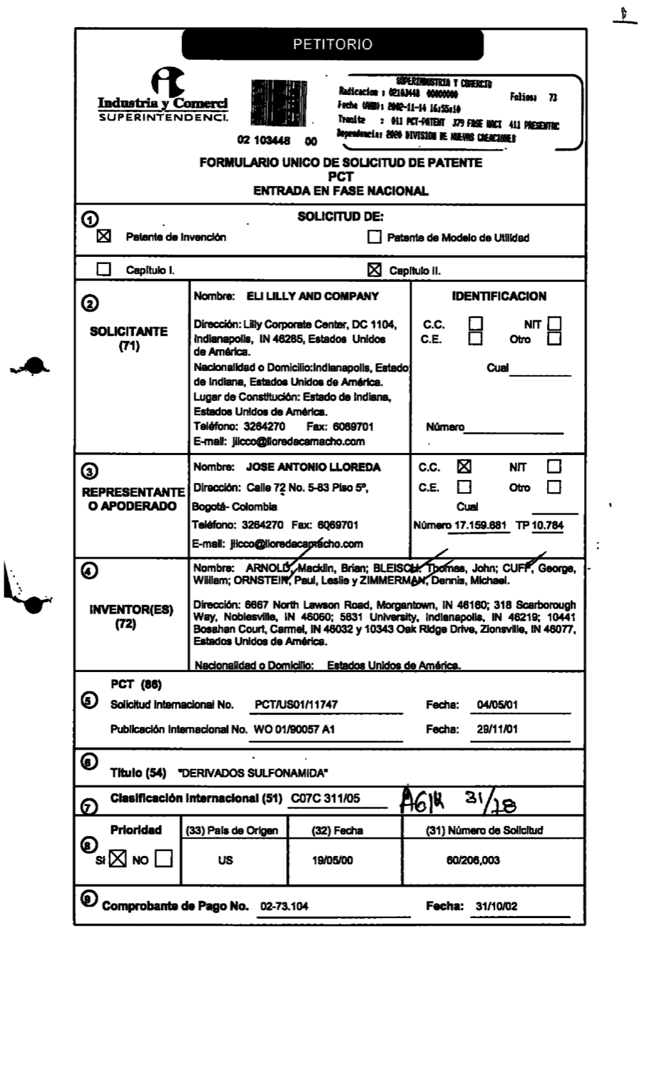 DERIVADOS DE SULFONAMIDA