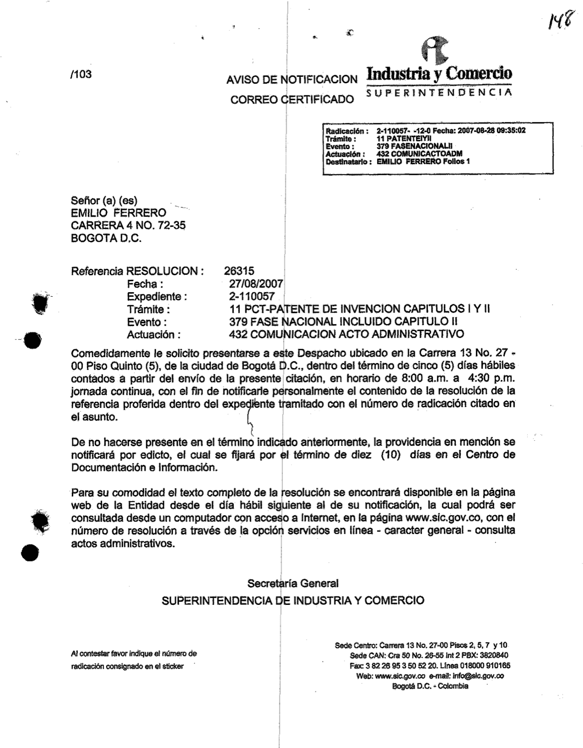 ARTICULO ABSORBENTE