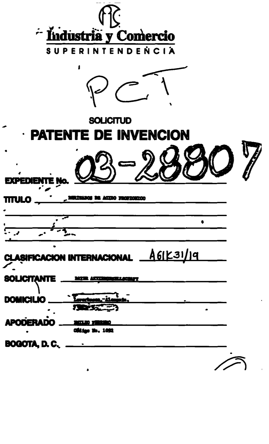 DERIVADOS DE ACIDO PROPIONICO