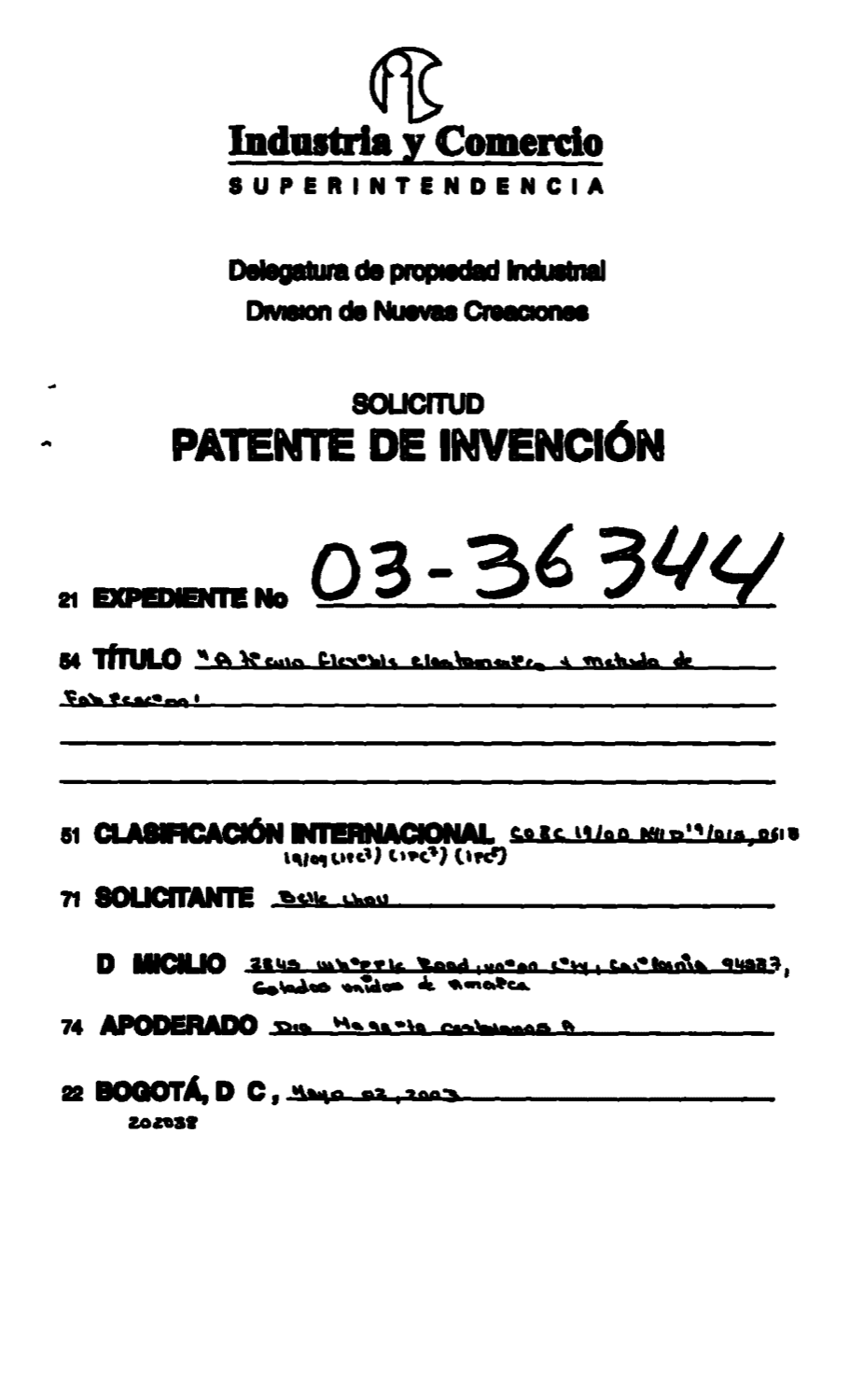 ARTICULO FLEXIBLE ELASTOMERICO Y METODO DE FABRICACION