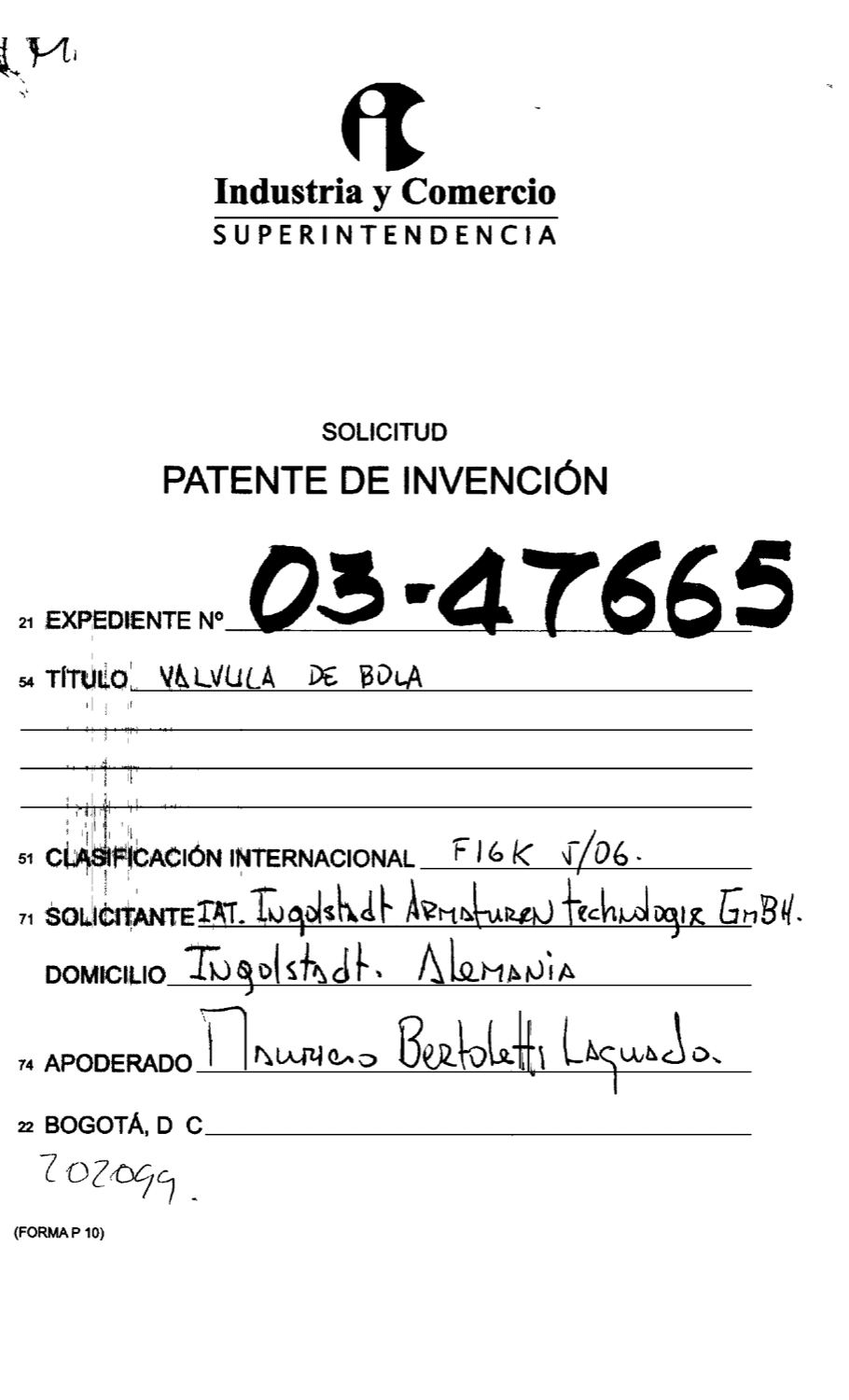 VALVULA DE BOLA
