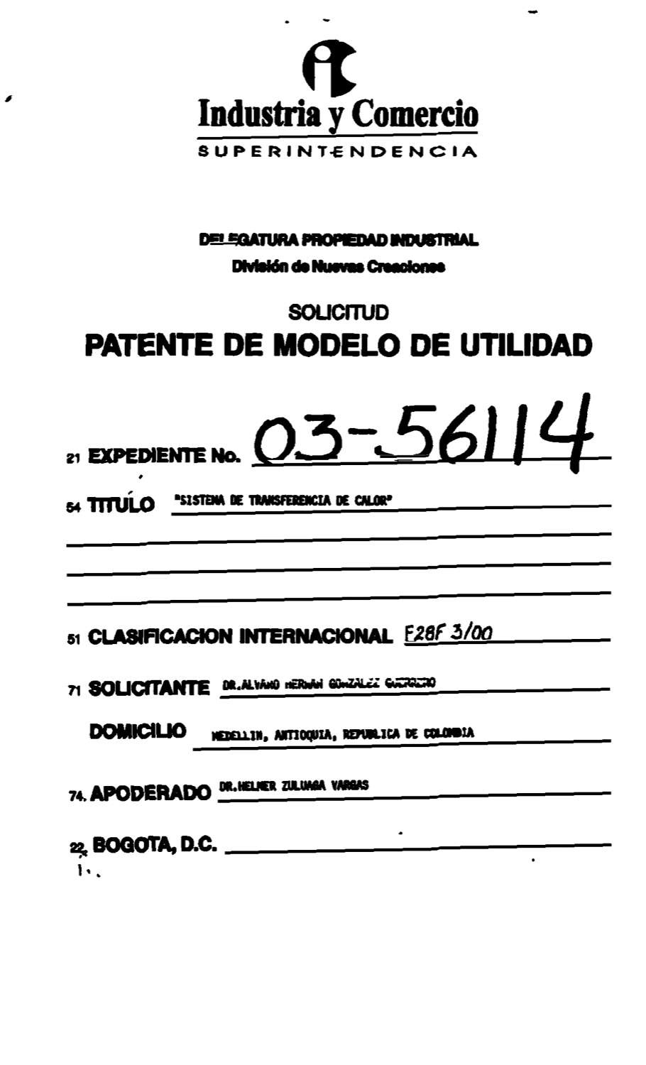 SISTEMA DE TRANSFERENCIA DE CALOR