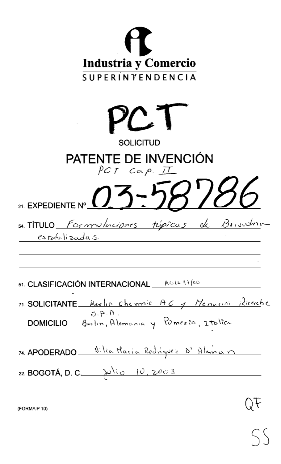 FORMULACIONES TOPICAS DE BRIVUDINA ESTABILIZADAS