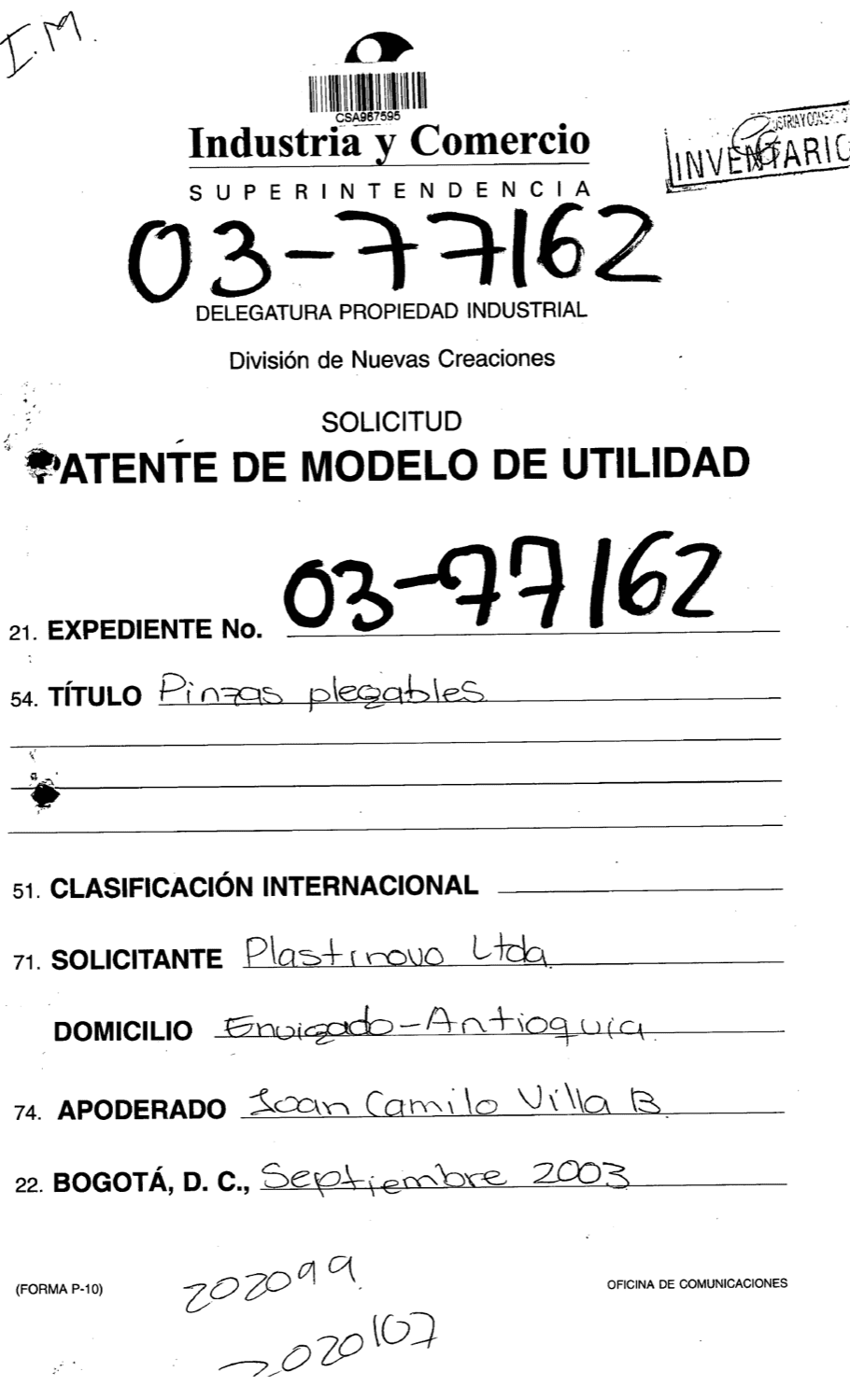 PINZAS PLEGABLES