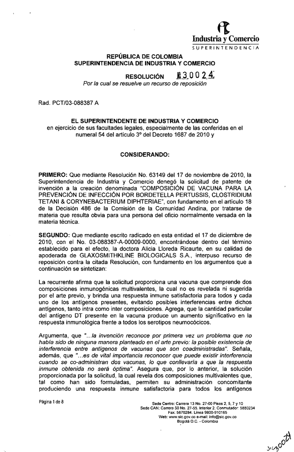 COMPOSICION DE VACUNA