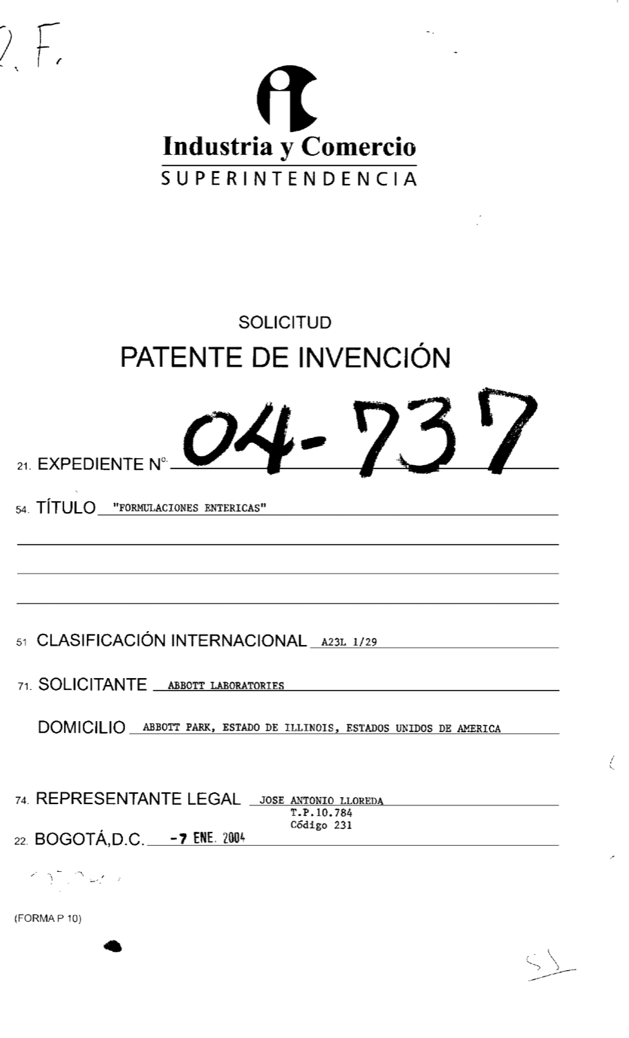 FORMULACIONES ENTERICAS