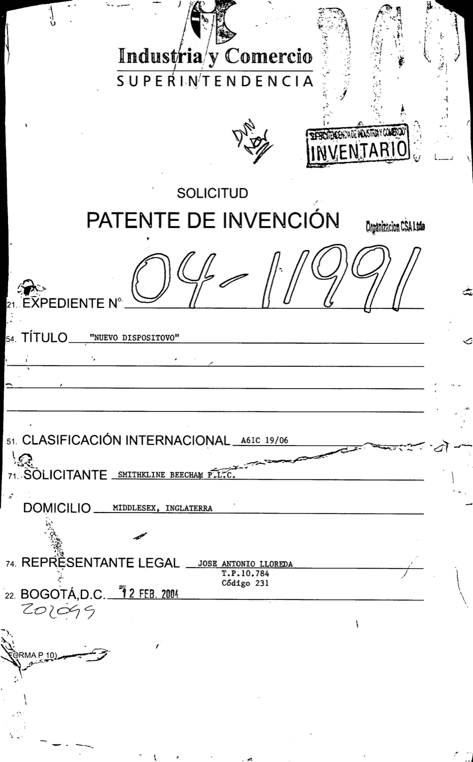 NUEVO DISPOSITIVO