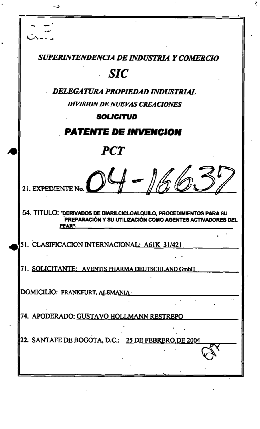DERIVADOS DE DIARILCICLOHEXANO