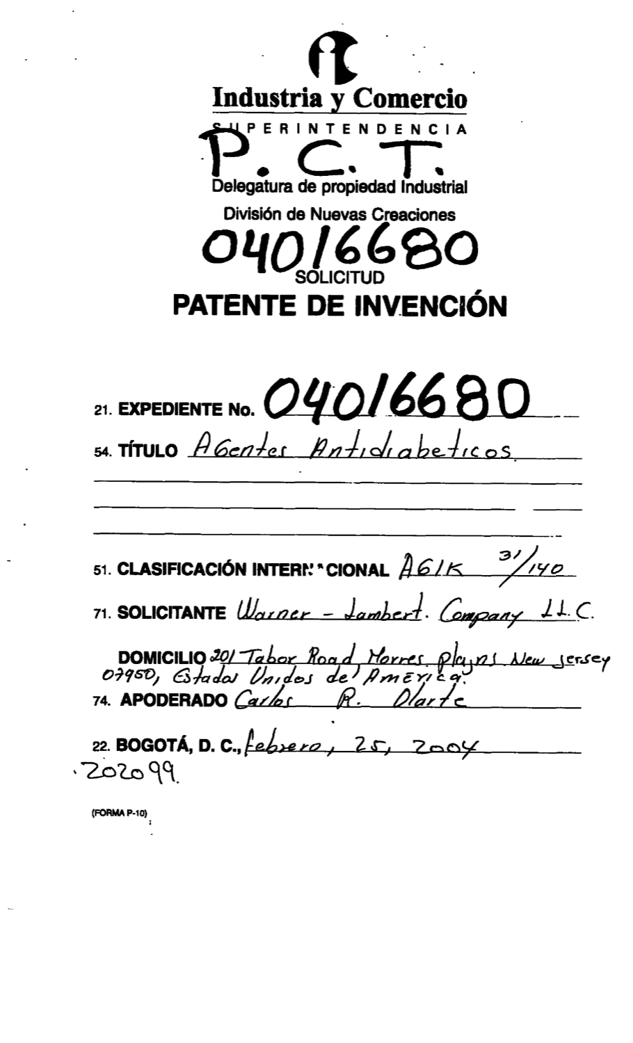AGENTES ANTIDIABETICOS