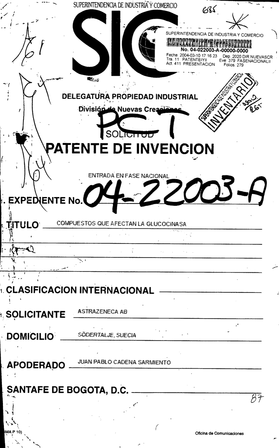 COMPUESTOS QUE AFECTAN LA GLUCOCINASA