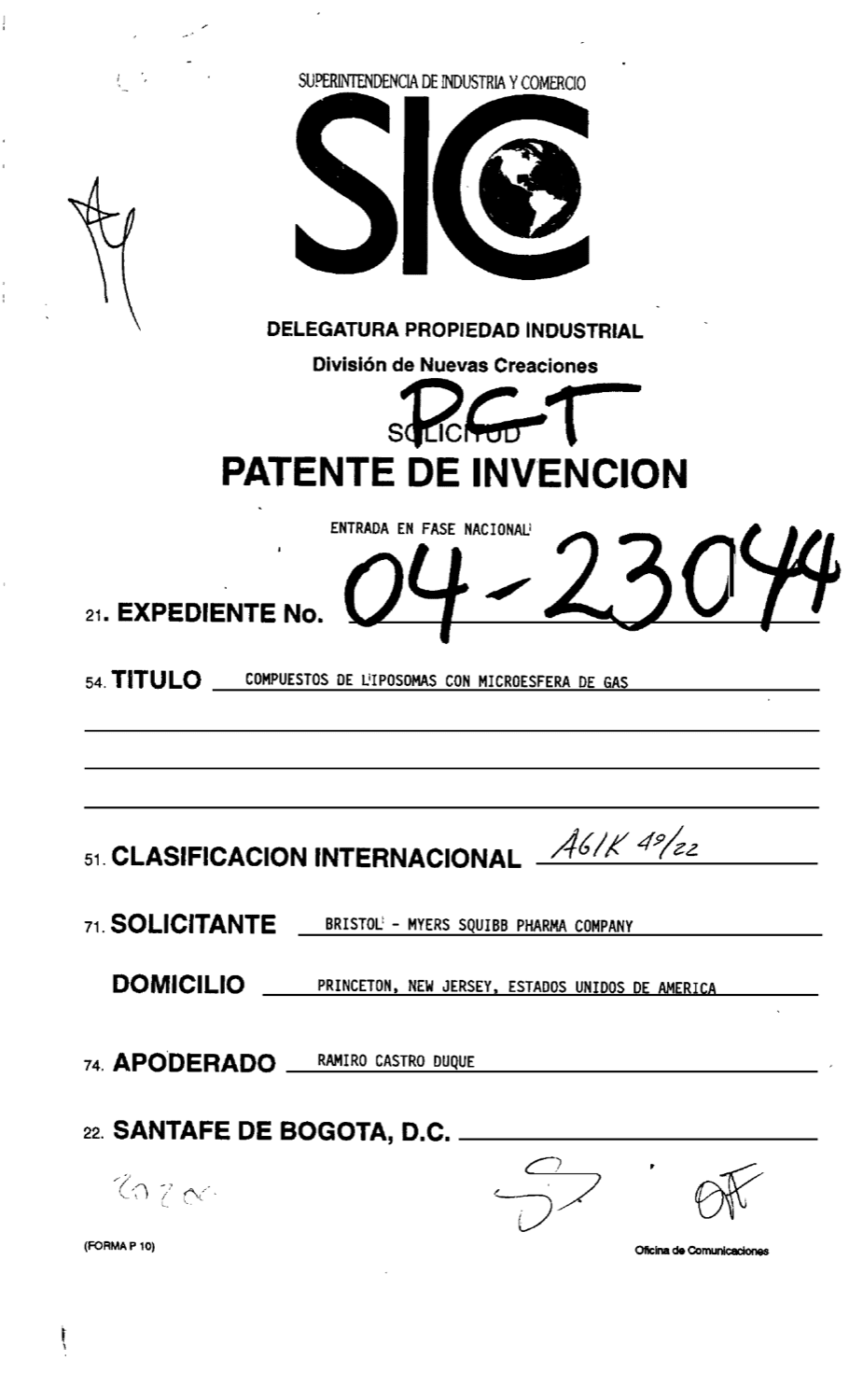 COMPUESTOS DE LIPOSOMAS CON MICROESFERA DE GAS