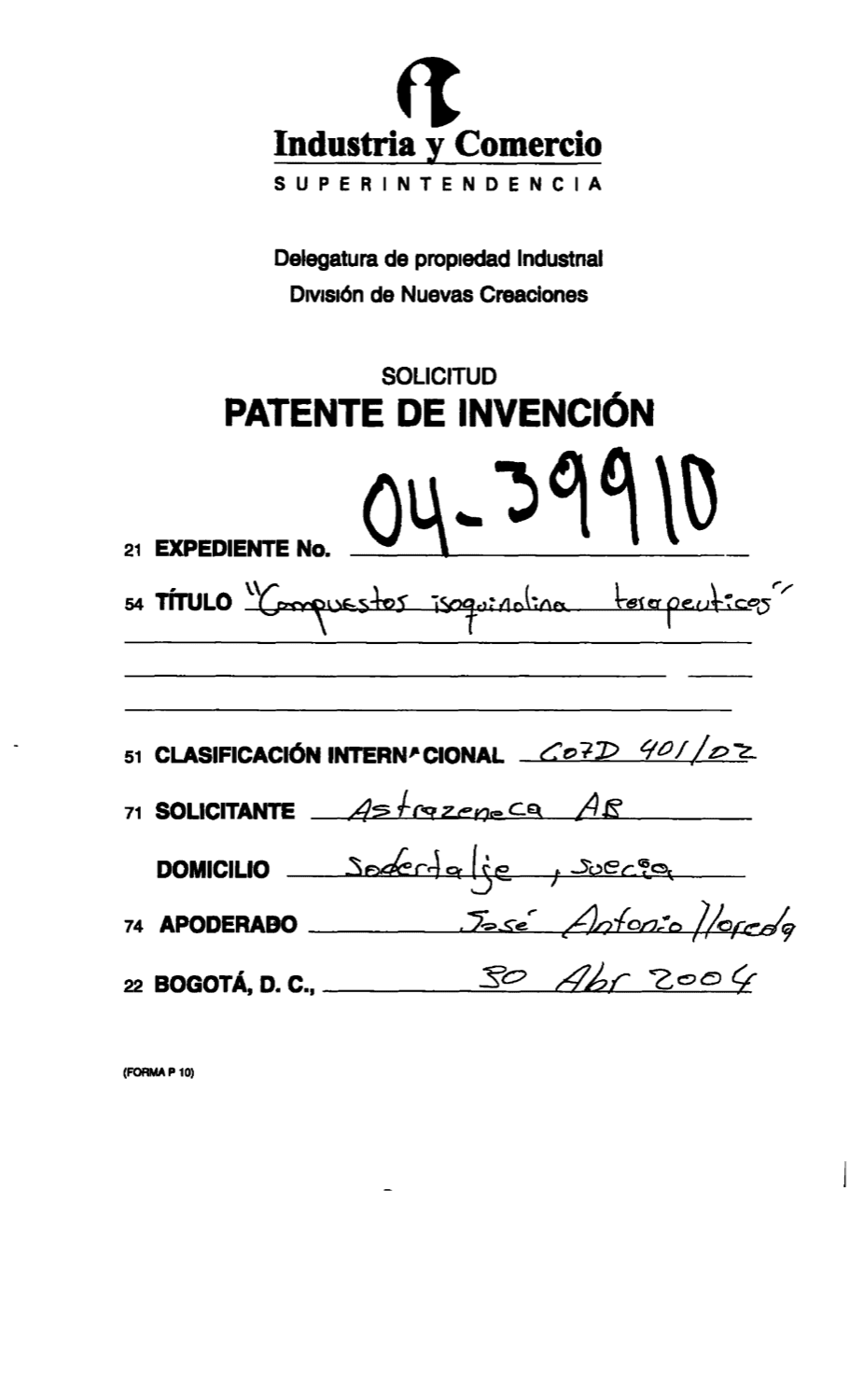 COMPUESTOS ISOQUINOLINA TERAPEUTICOS