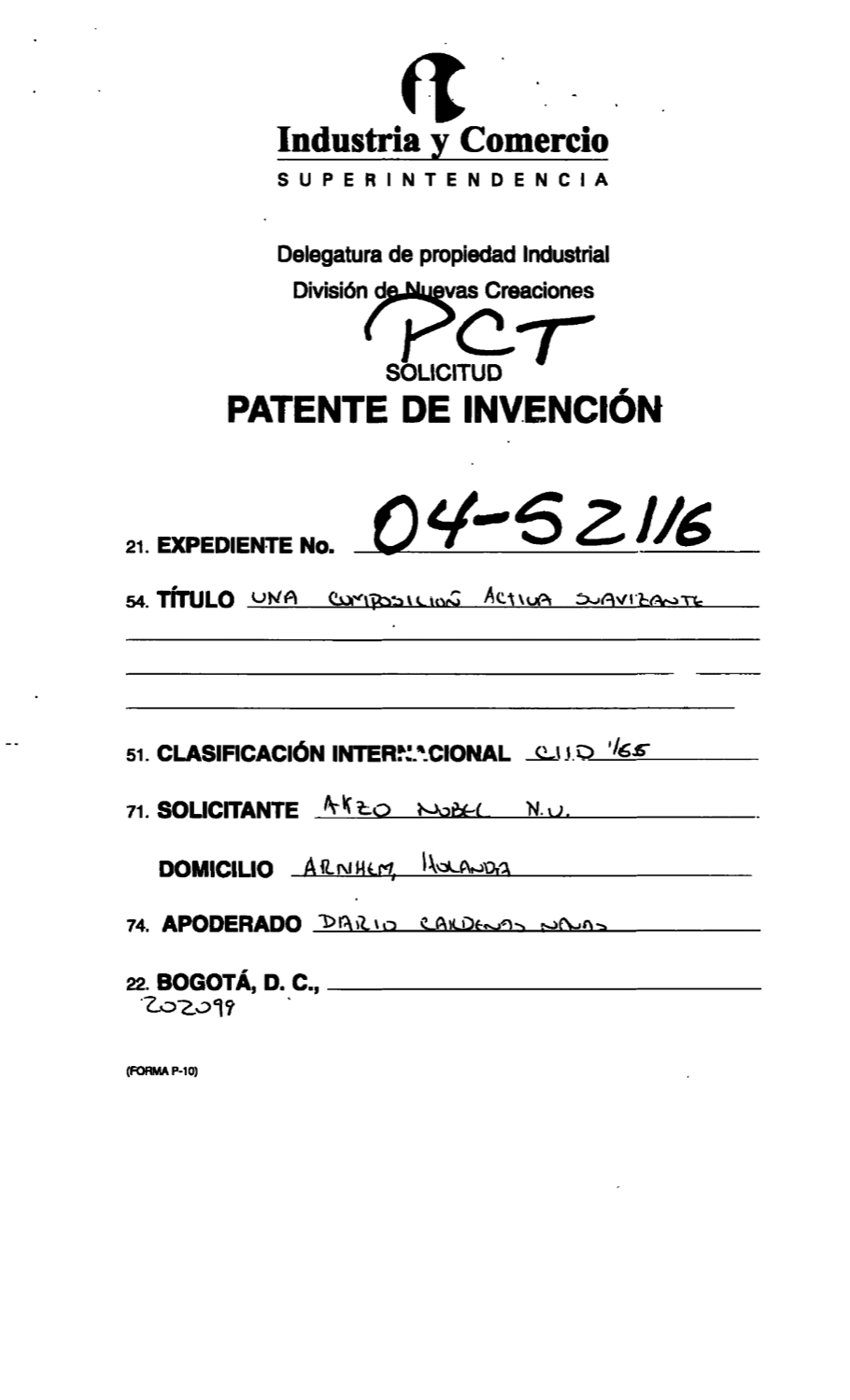 UNA COMPOSICION ACTIVA SUAVIZANTE