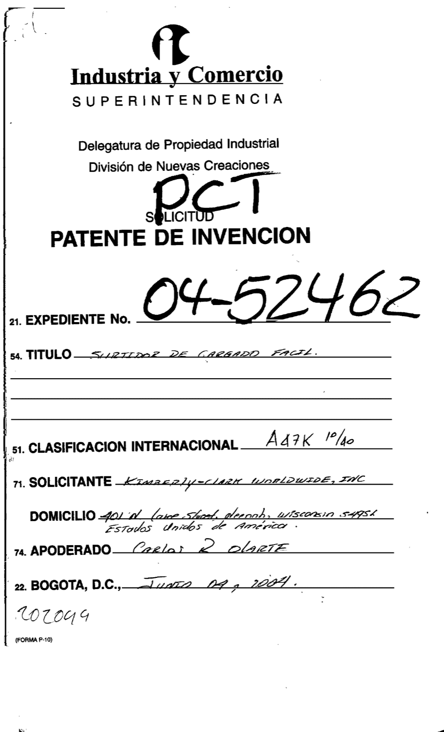 SURTIDOR DE CARGADO FACIL