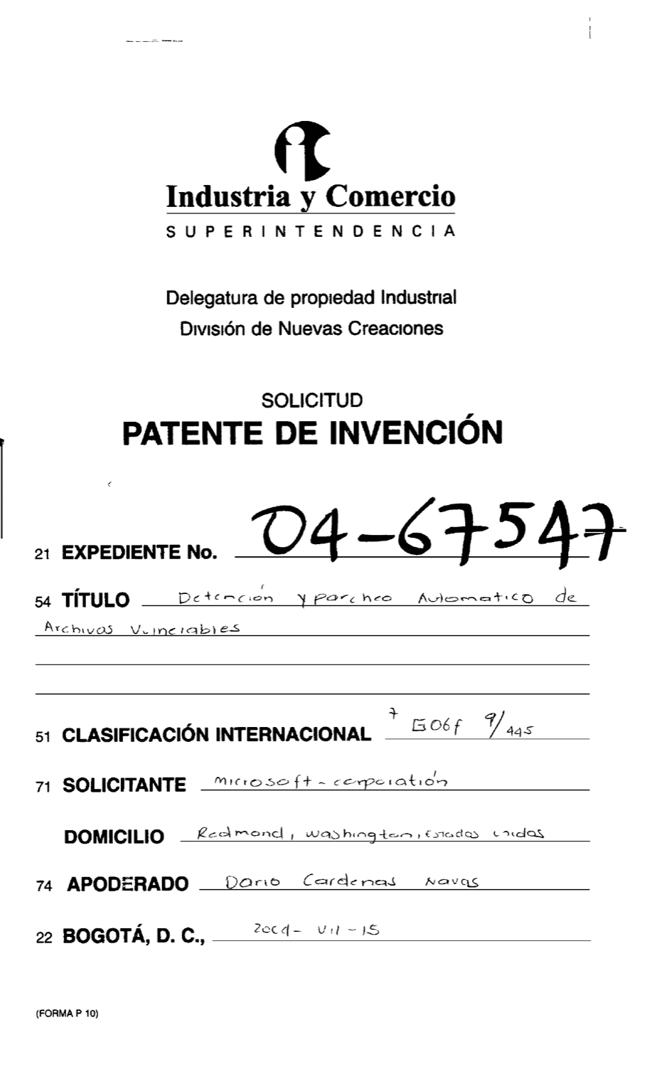 DETECCION Y PARCHEO AUTOMATICO DE ARCHIVOS VULNERABLES
