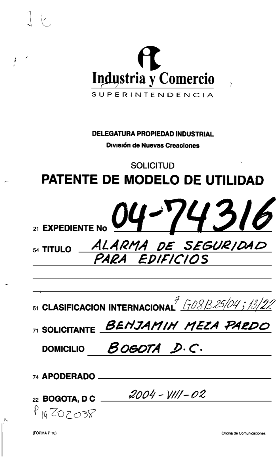 ALARMA DE SEGURIDAD PARA EDIFICIOS