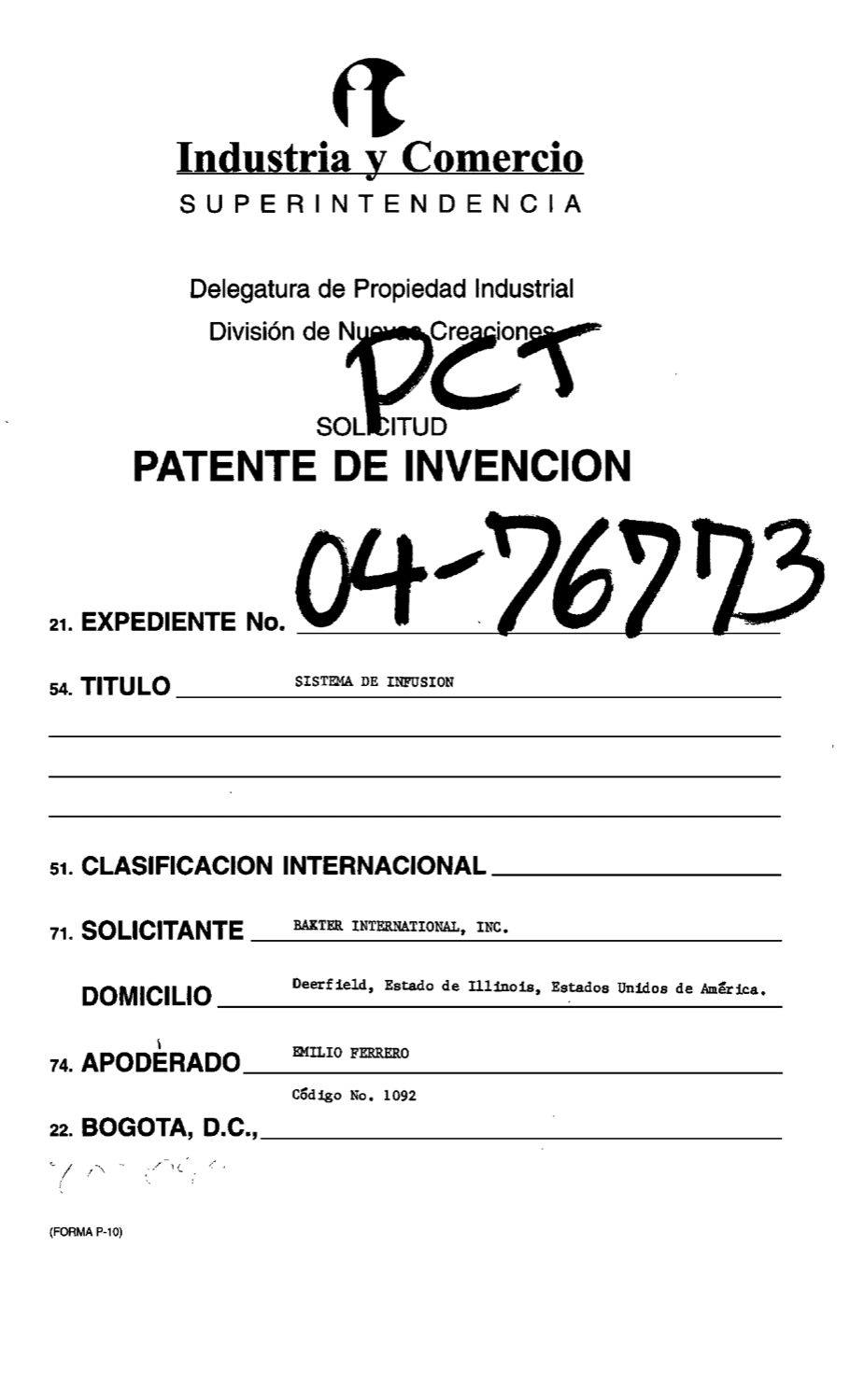 SISTEMA DE INFUSION