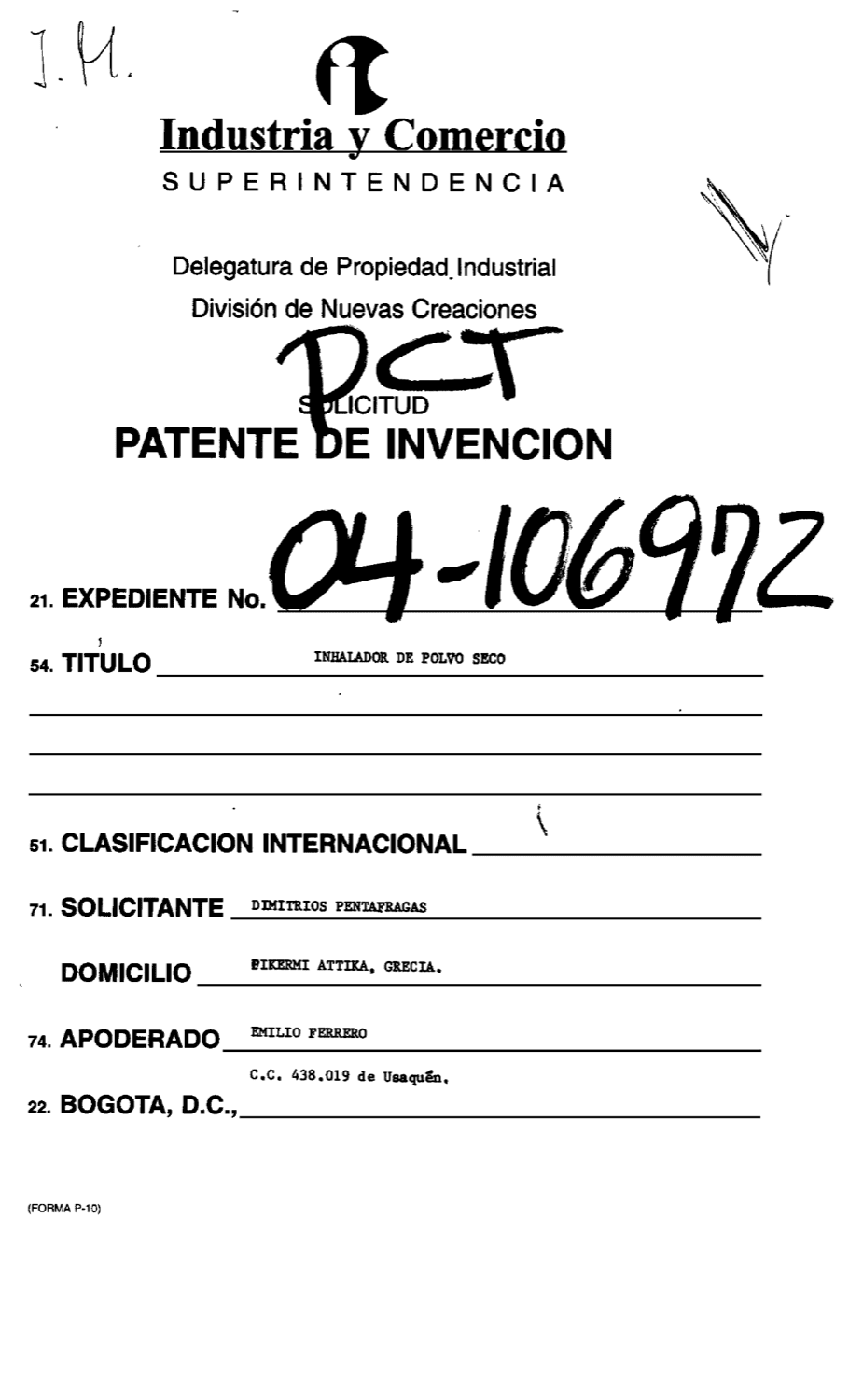 INHALADOR DE POLVO SECO