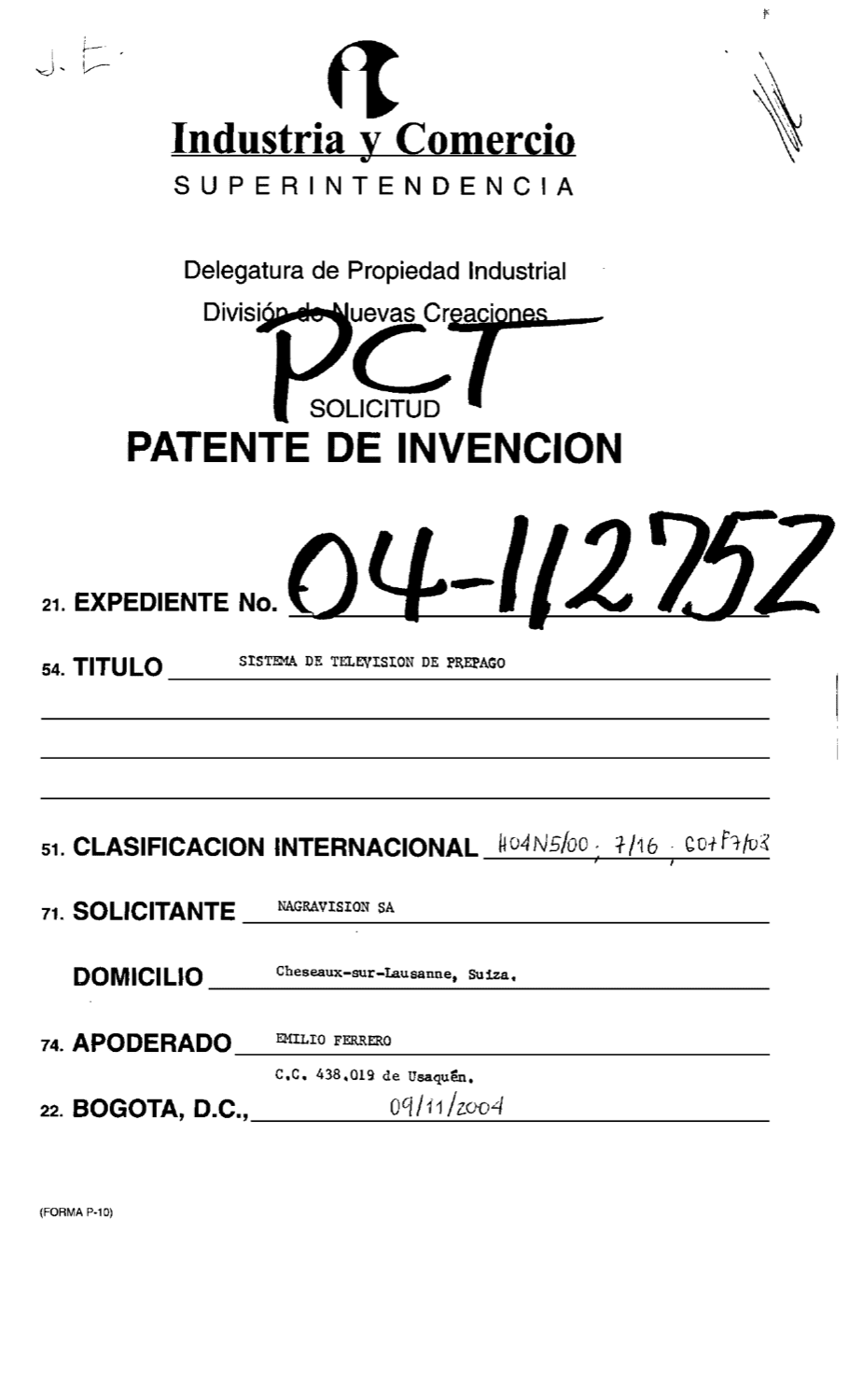 SISTEMA DE TELEVISION DE PREPAGO