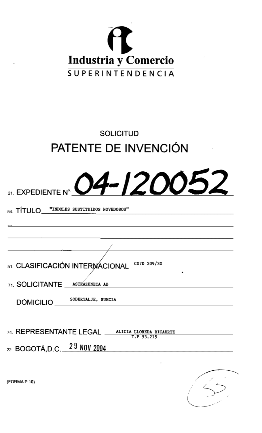 INDOLES SUSTITUIDOS NOVEDOSOS