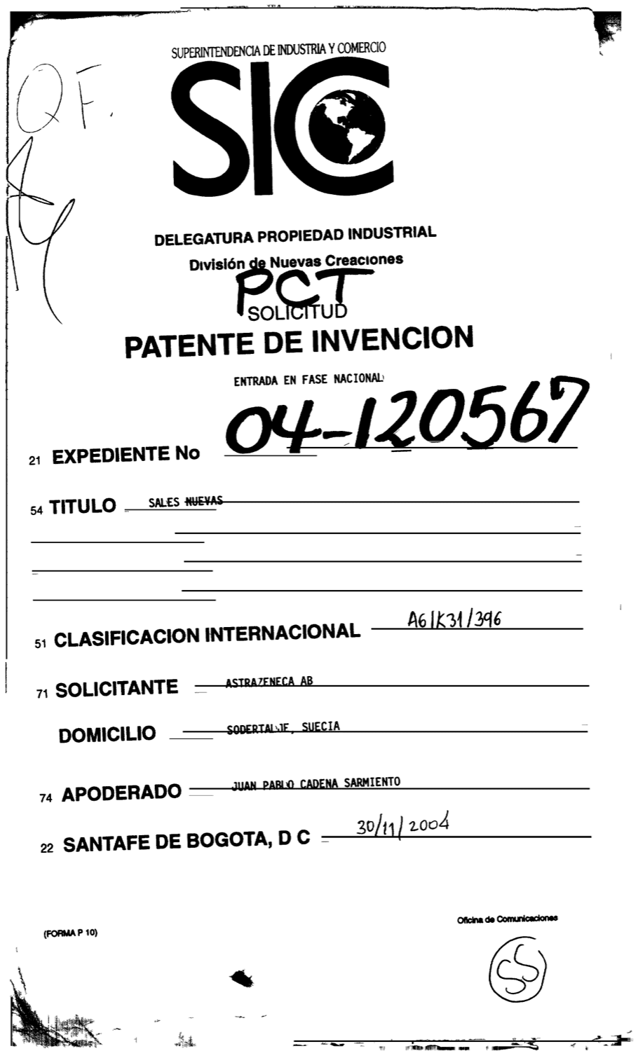 SALES NUEVAS