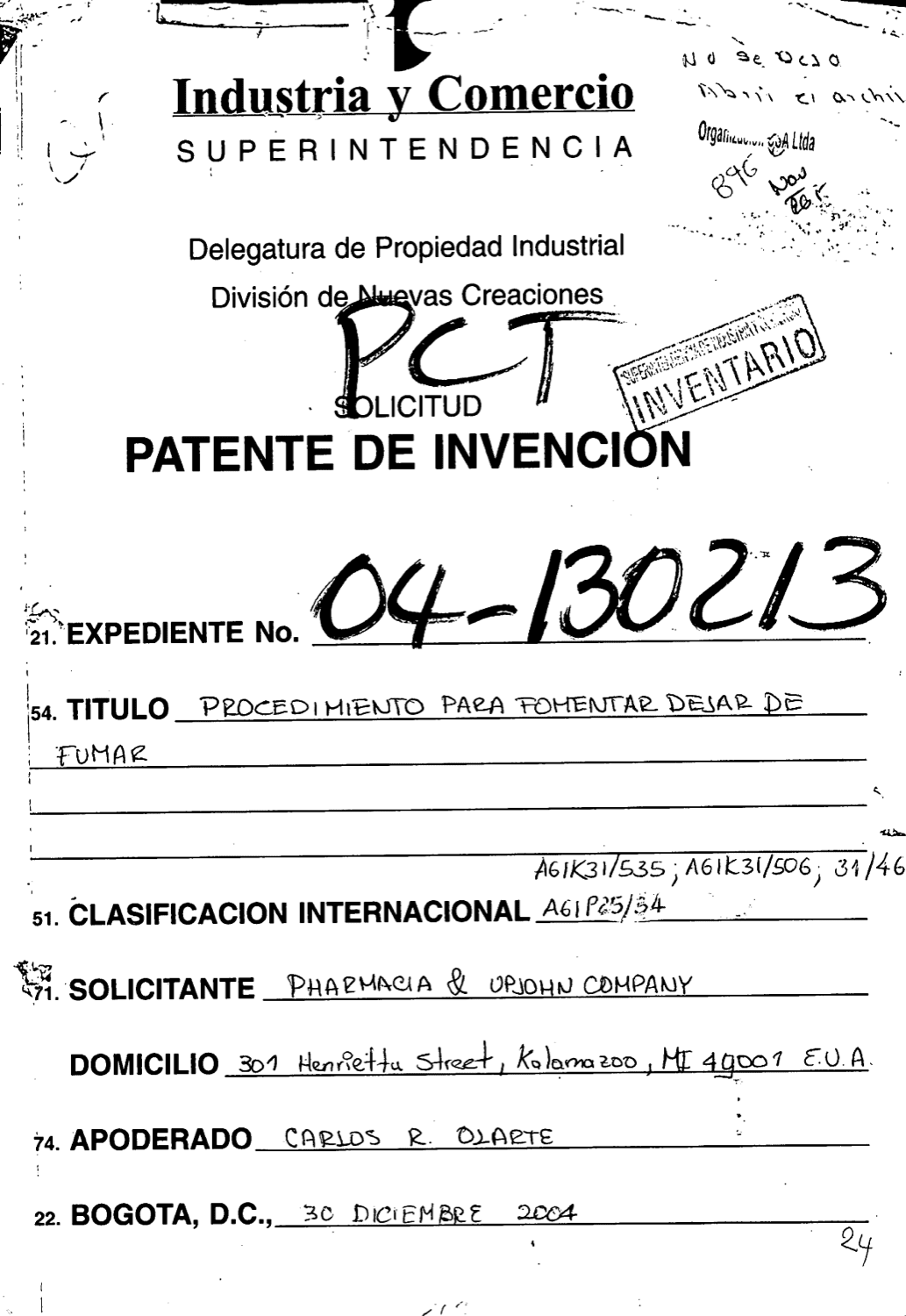 PROCEDIMIENTO PARA FOMENTAR DEJAR DE FUMAR