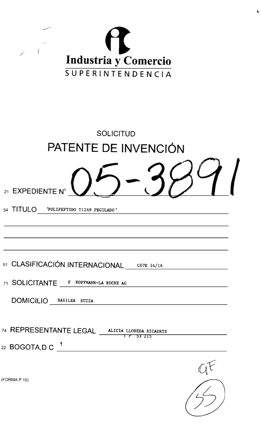 POLIPEPTIDO T1249 PEGILADO