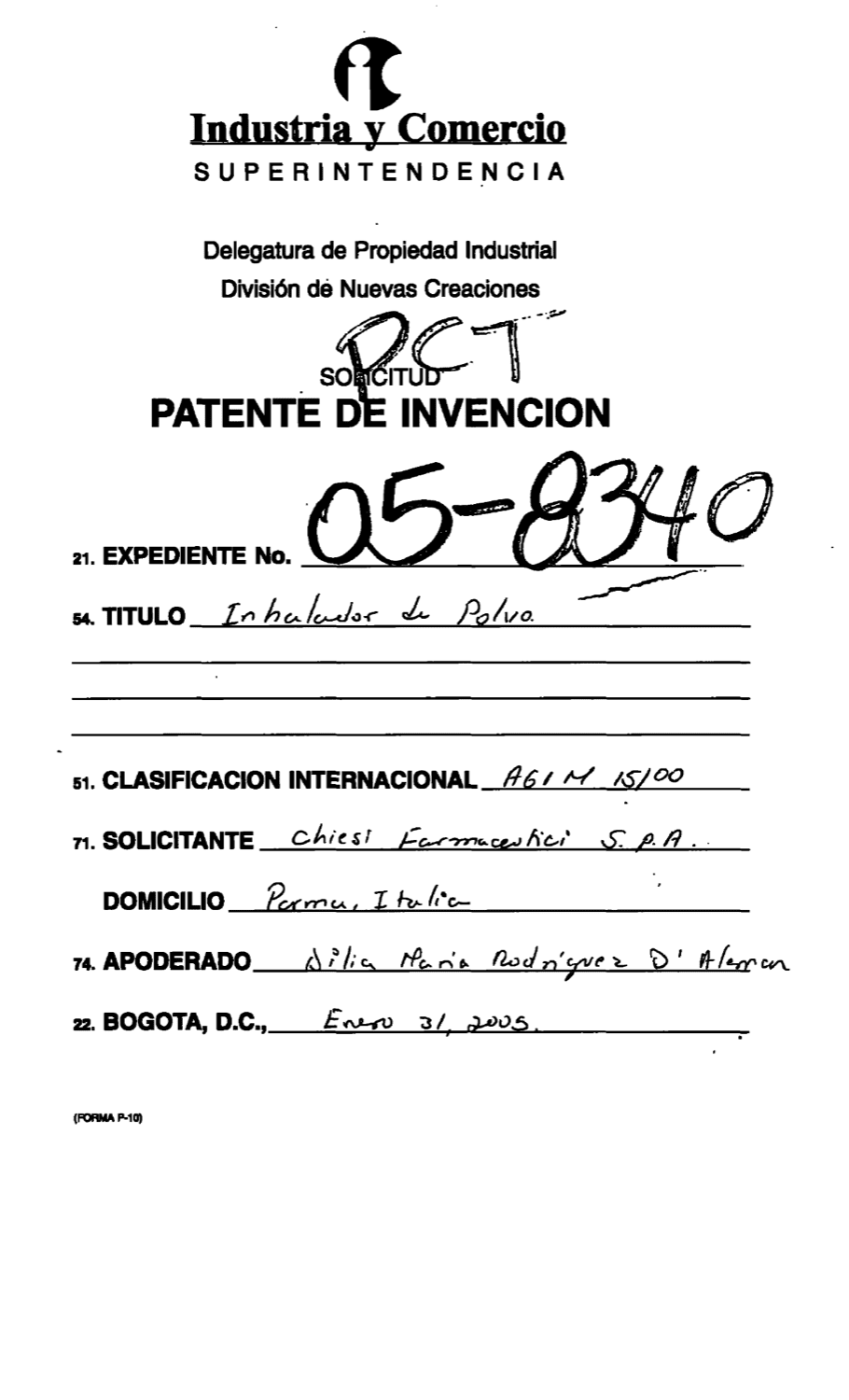 INHALADOR DE POLVO