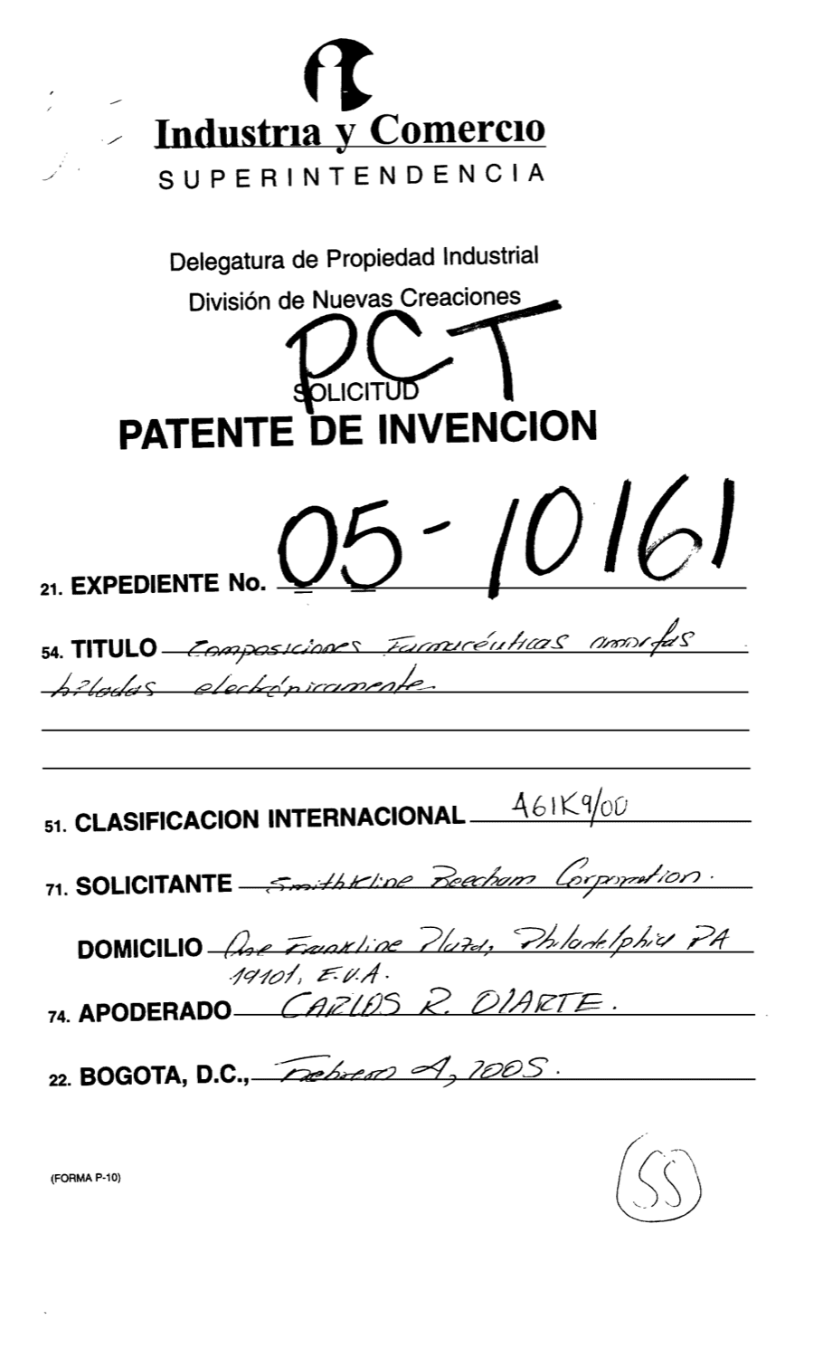COMPOSICIONES FARMACEUTICAS AMORFAS HILADAS ELECTRONICAMENTE