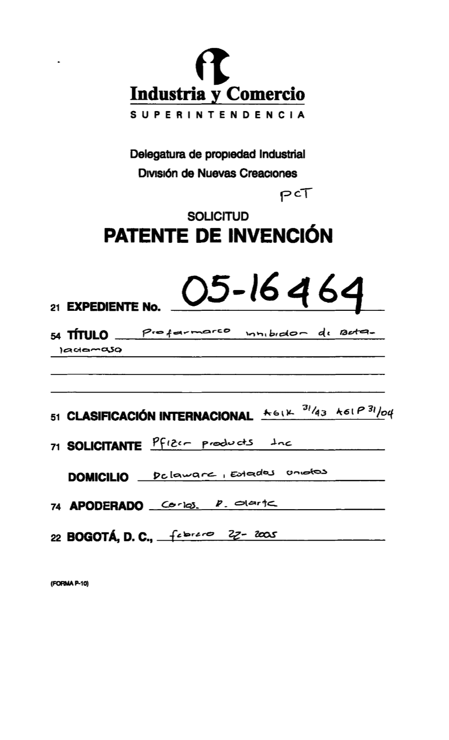PROFARMACO INHIBIDOR DE BETA-LACTAMASA