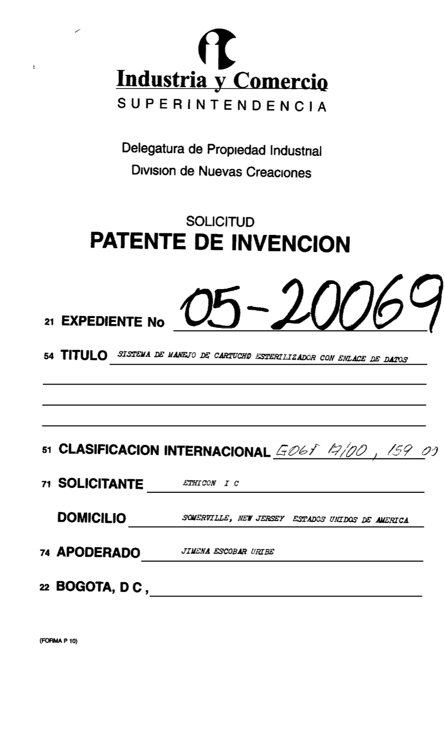 SISTEMA DE MANEJO DE CARTUCHO