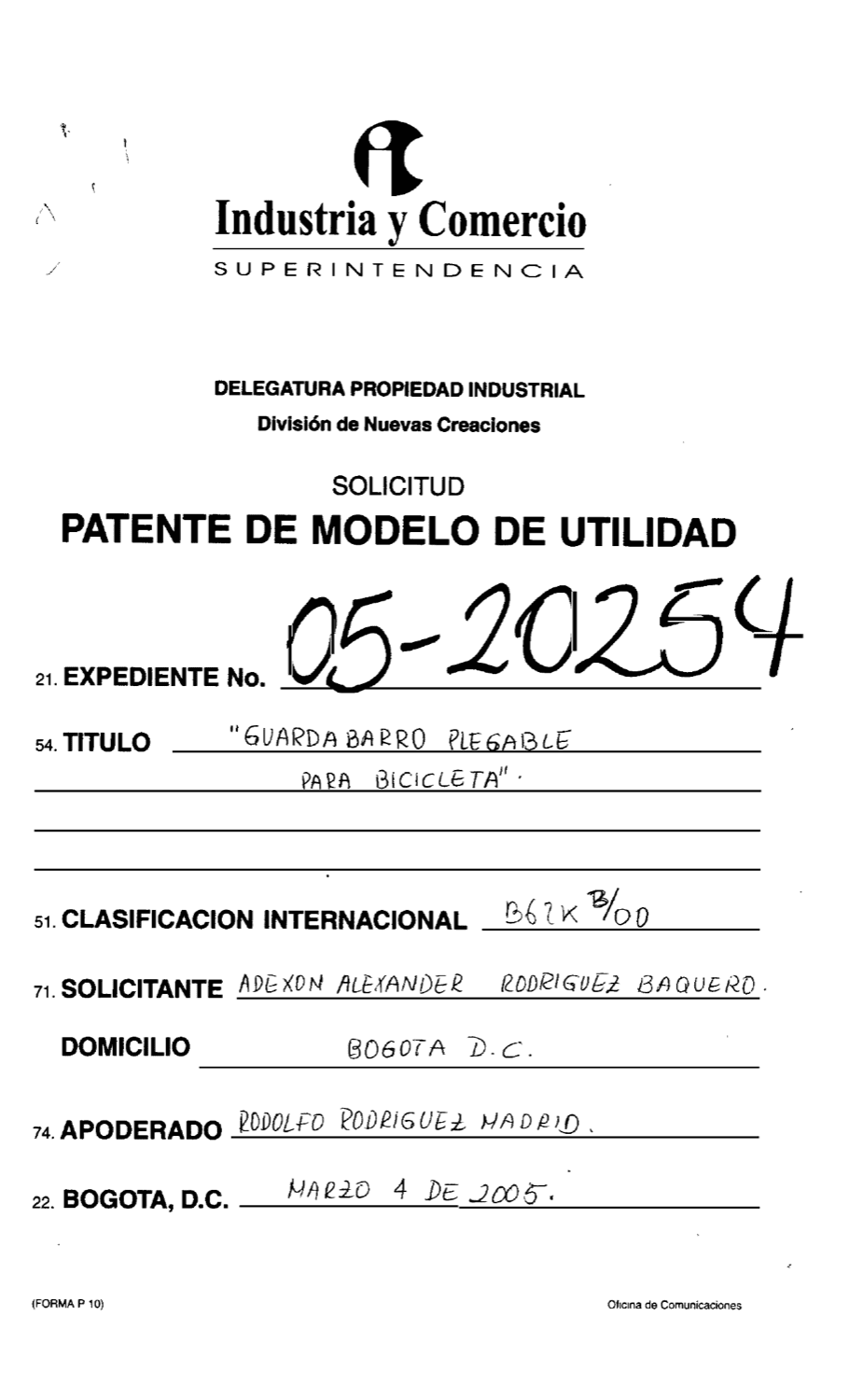 GUARDABARRO PLEGABLE PARA BICICLETA