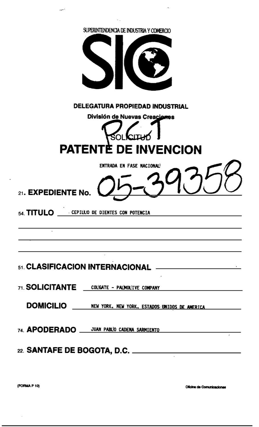 CEPILLO DE DIENTES CON POTENCIA