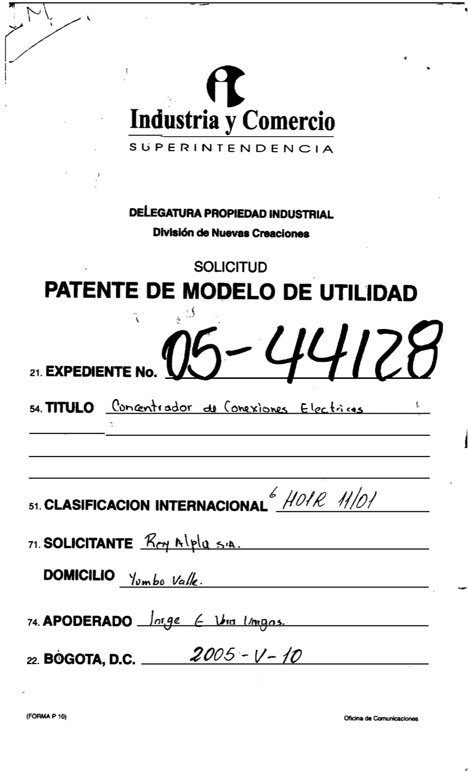 CONCENTRADOR DE CONEXIONES ELECTRICAS