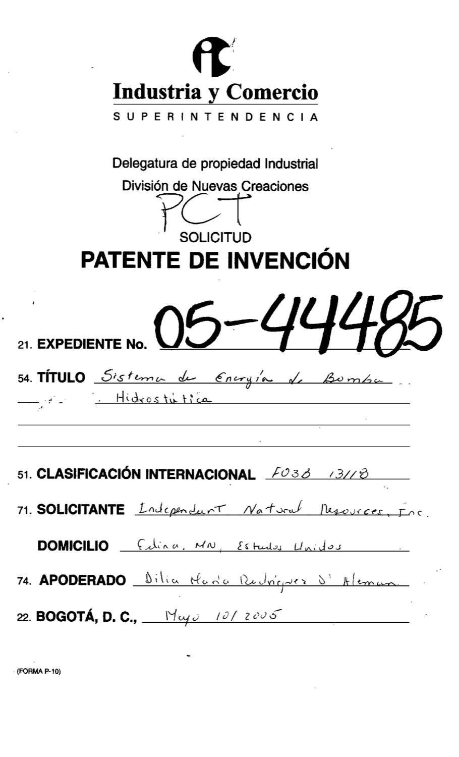 BOMBA HIDROSTATICA DE PISTON CON BLOQUE FLOTANTE