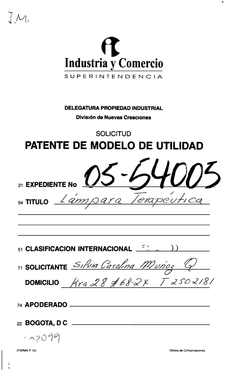 LAMPARA TERAPEUTICA